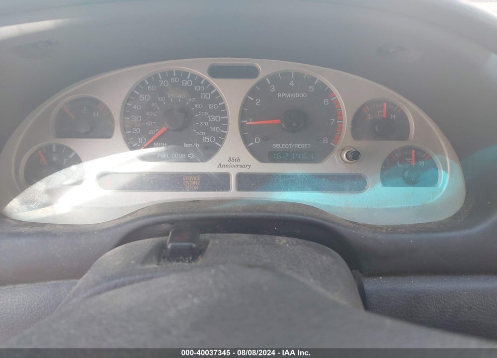 1999 FORD MUSTANG GT VIN: 1FAFP42XXXF193343