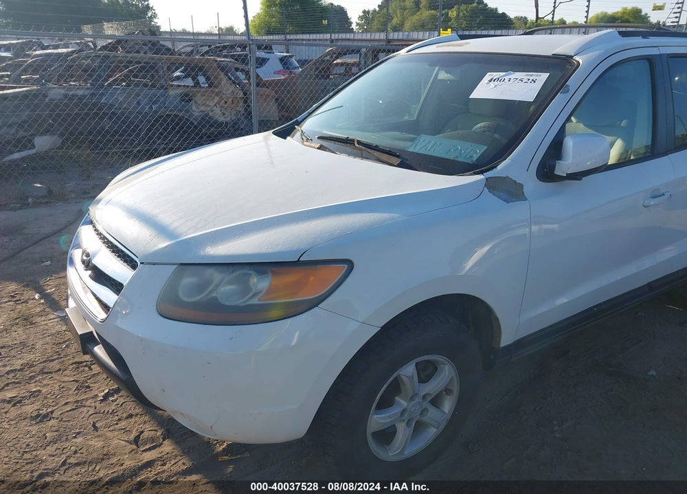 2007 HYUNDAI SANTA FE GLS VIN: 5NMSG13D17H000852