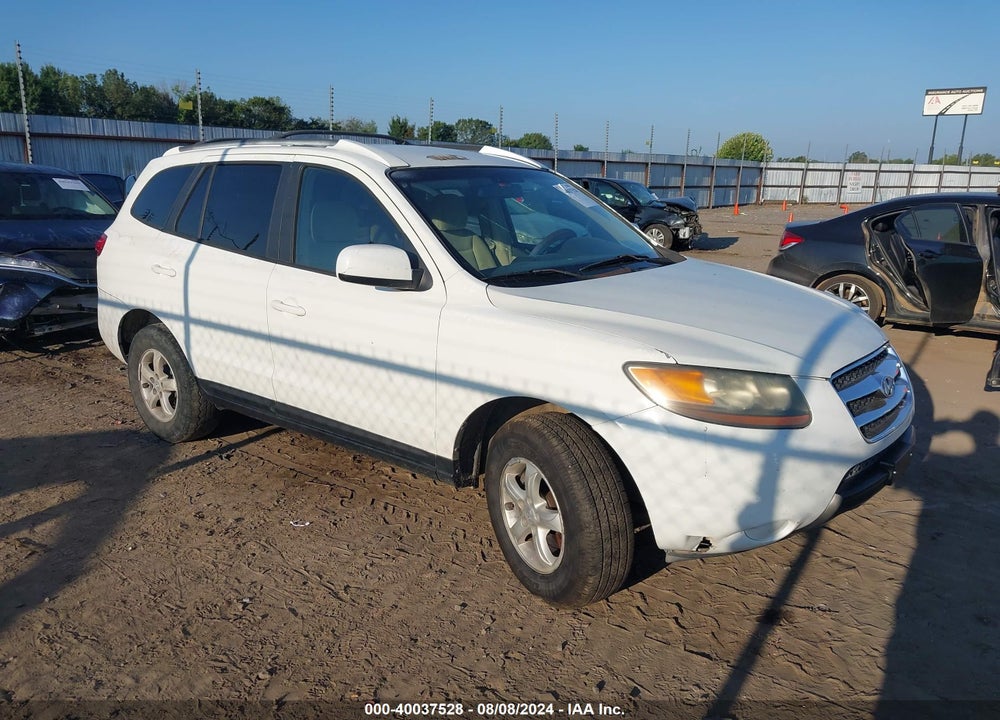 2007 HYUNDAI SANTA FE GLS VIN: 5NMSG13D17H000852