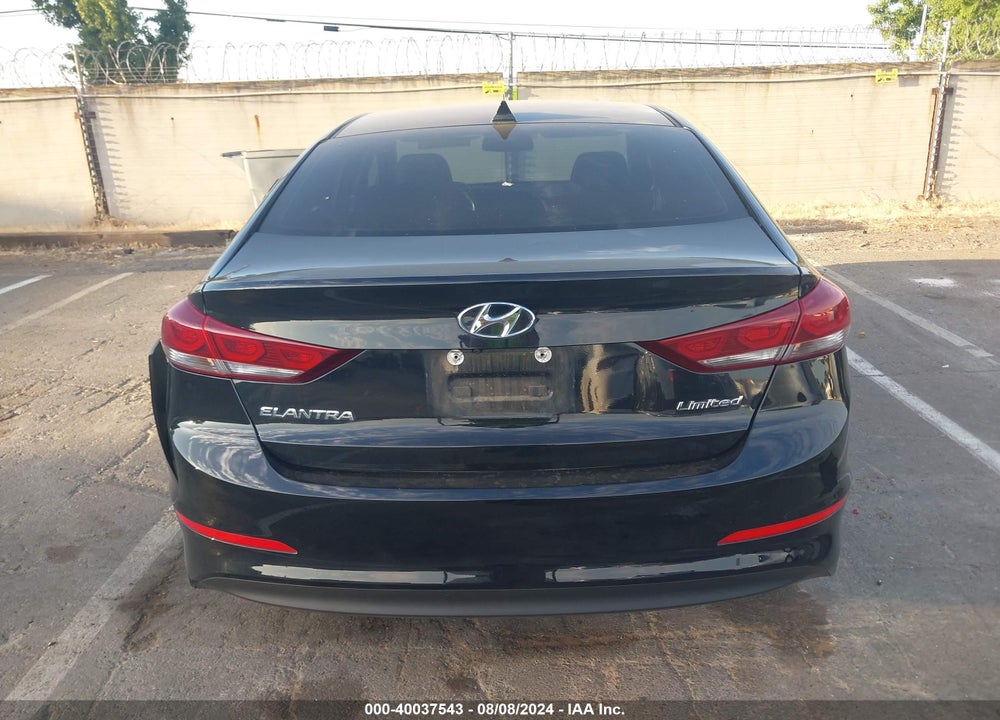2017 HYUNDAI ELANTRA LIMITED VIN: 5NPD84LFXHH060495