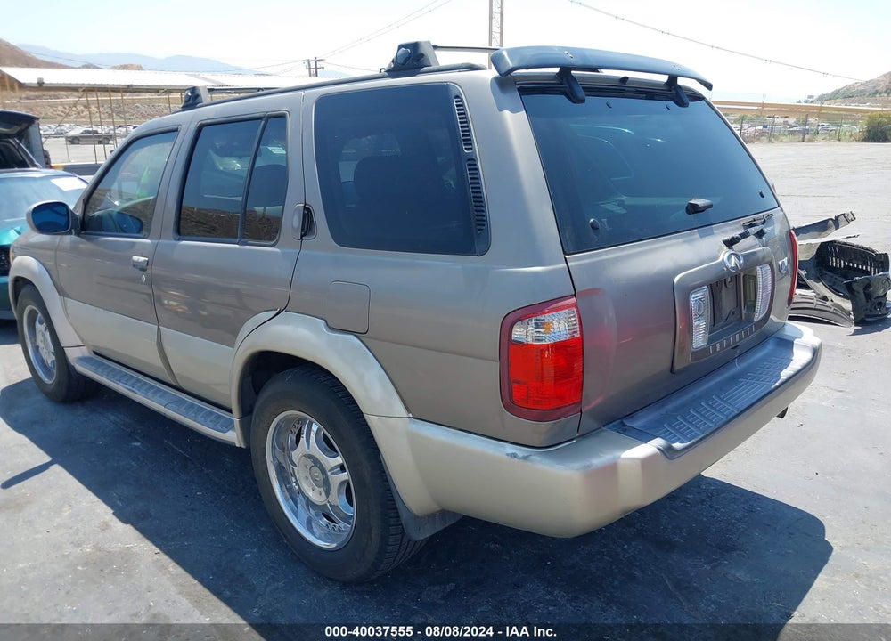 2002 INFINITI QX4 LUXURY VIN: JNRDR09Y62W263092