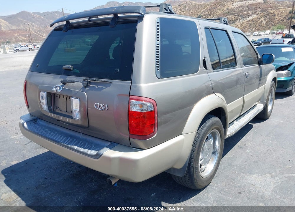 2002 INFINITI QX4 LUXURY VIN: JNRDR09Y62W263092