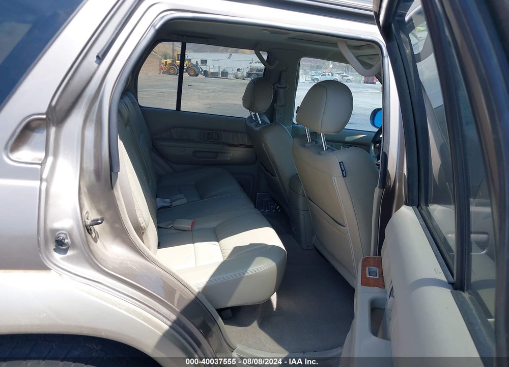 2002 INFINITI QX4 LUXURY VIN: JNRDR09Y62W263092