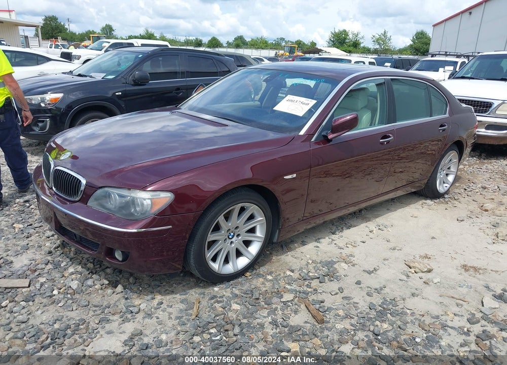 2006 BMW 750LI VIN: WBAHN83596DT63938