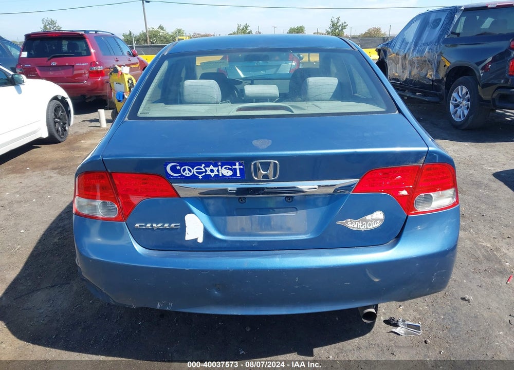 2009 HONDA CIVIC EX VIN: 1HGFA16889L009424