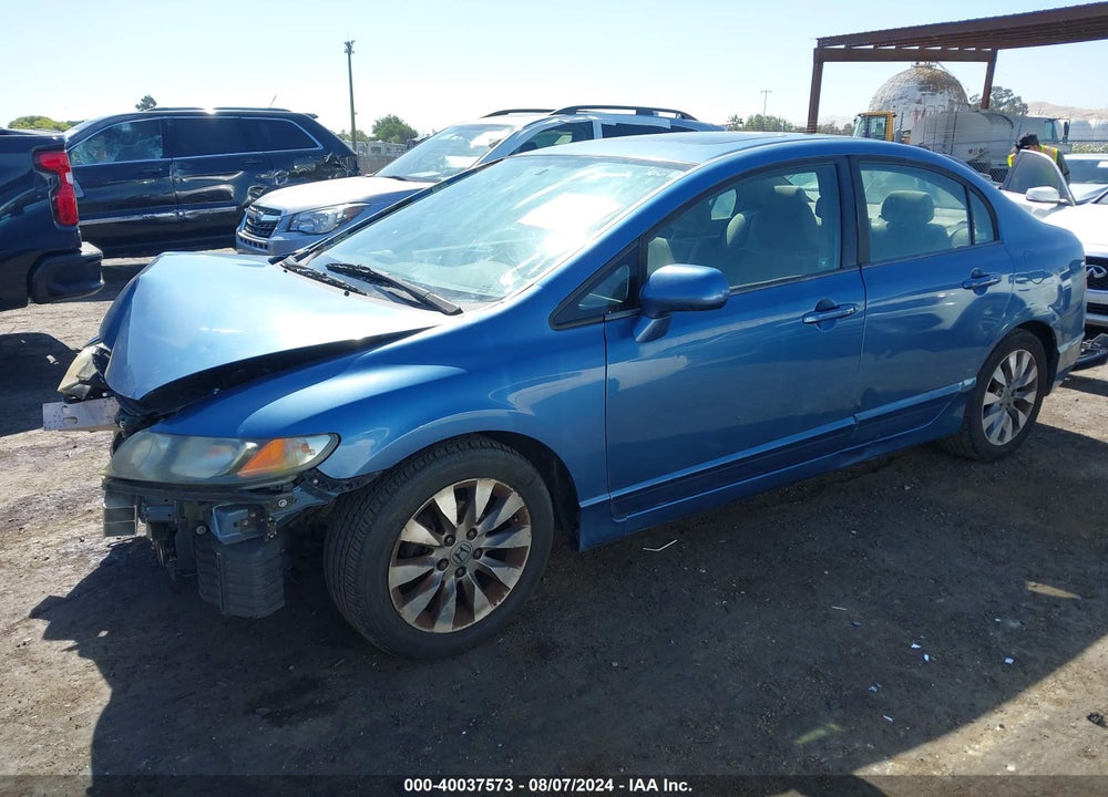 2009 HONDA CIVIC EX VIN: 1HGFA16889L009424
