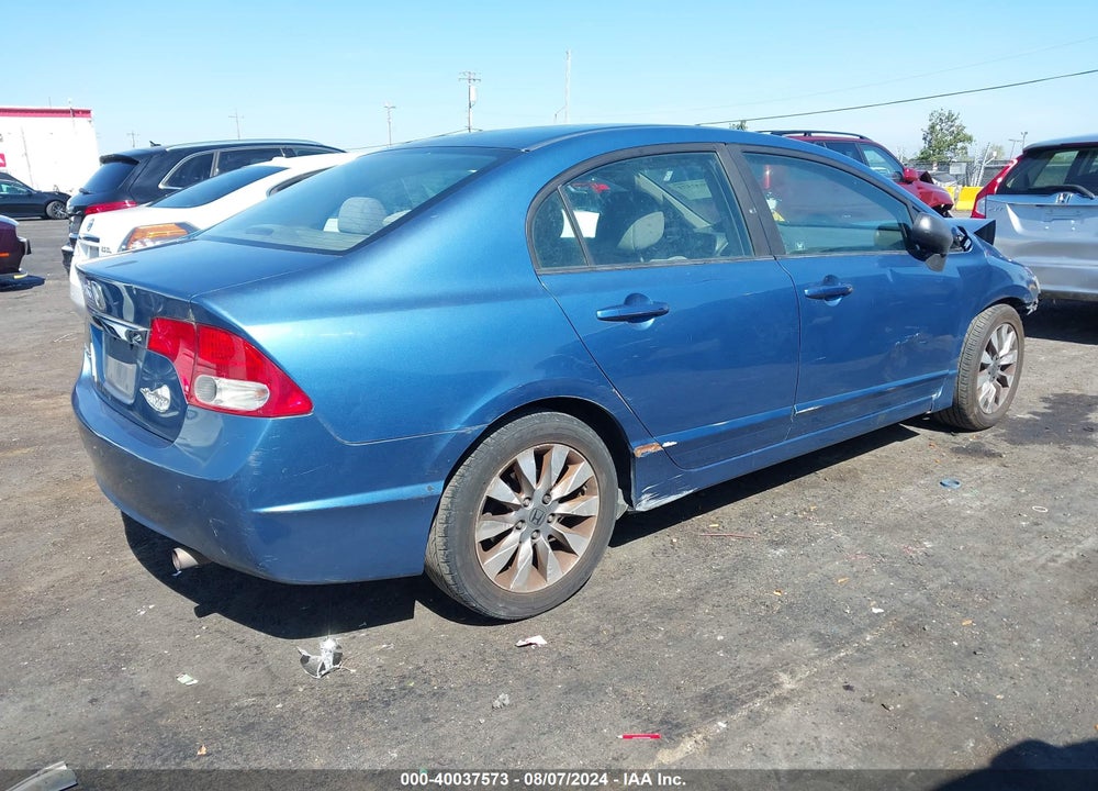 2009 HONDA CIVIC EX VIN: 1HGFA16889L009424