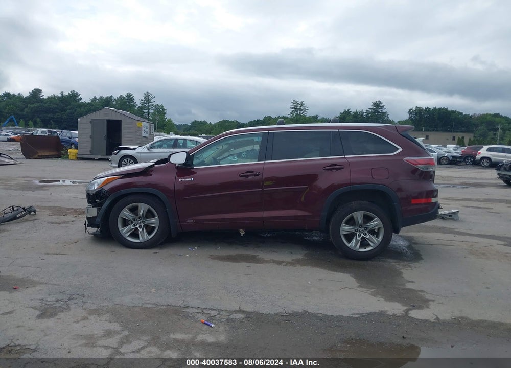 2016 TOYOTA HIGHLANDER HYBRID LIMITED PLATINUM V6 VIN: 5TDDCRFH5GS015434