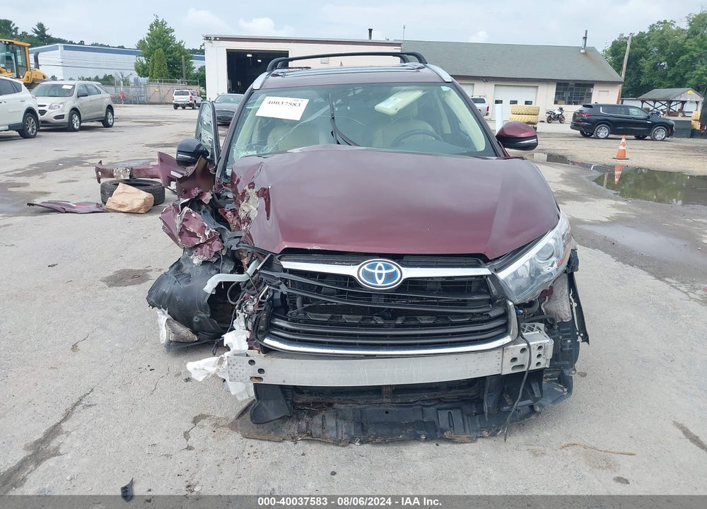 2016 TOYOTA HIGHLANDER HYBRID LIMITED PLATINUM V6 VIN: 5TDDCRFH5GS015434