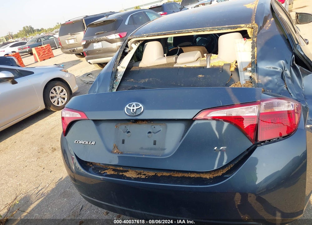 2019 TOYOTA COROLLA LE VIN: 5YFBURHE6KP884178