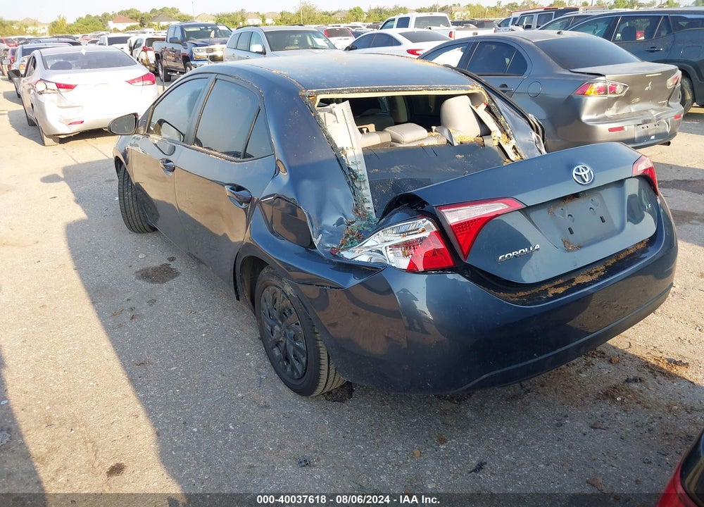 2019 TOYOTA COROLLA LE VIN: 5YFBURHE6KP884178