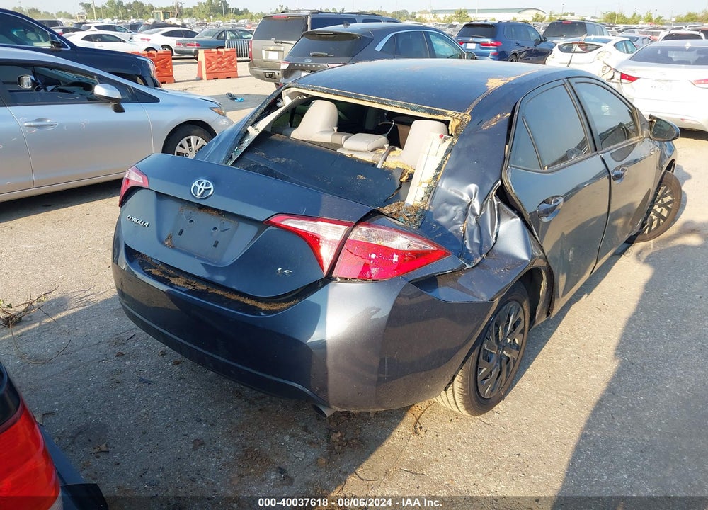 2019 TOYOTA COROLLA LE VIN: 5YFBURHE6KP884178