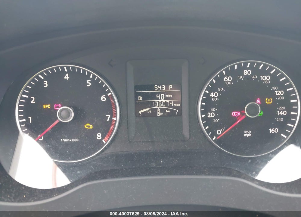 2013 VOLKSWAGEN JETTA 2.5L SE VIN: 3VWDX7AJ1DM451225