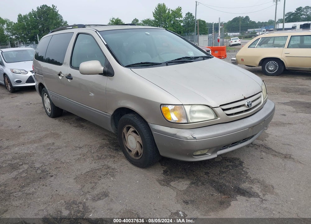 2002 TOYOTA SIENNA XLE VIN: 4T3ZF13C42U457068