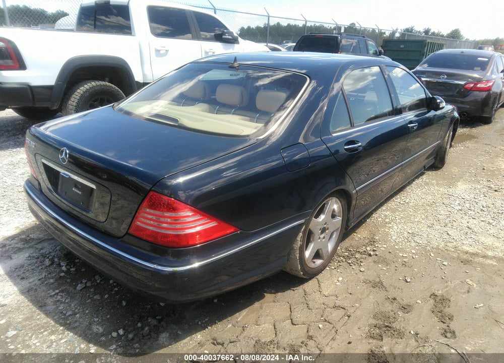 2003 MERCEDES-BENZ S 430 VIN: WDBNG70J03A351619