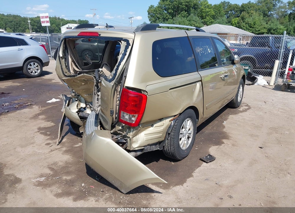 2011 KIA SEDONA LX VIN: KNDMG4C74B6388377