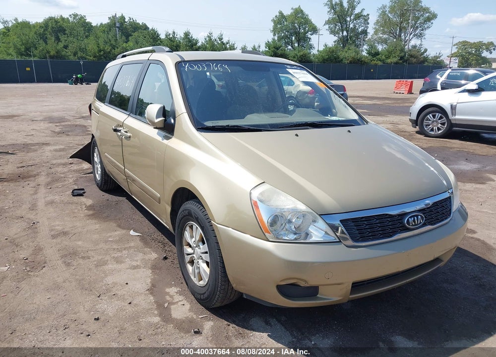 2011 KIA SEDONA LX VIN: KNDMG4C74B6388377