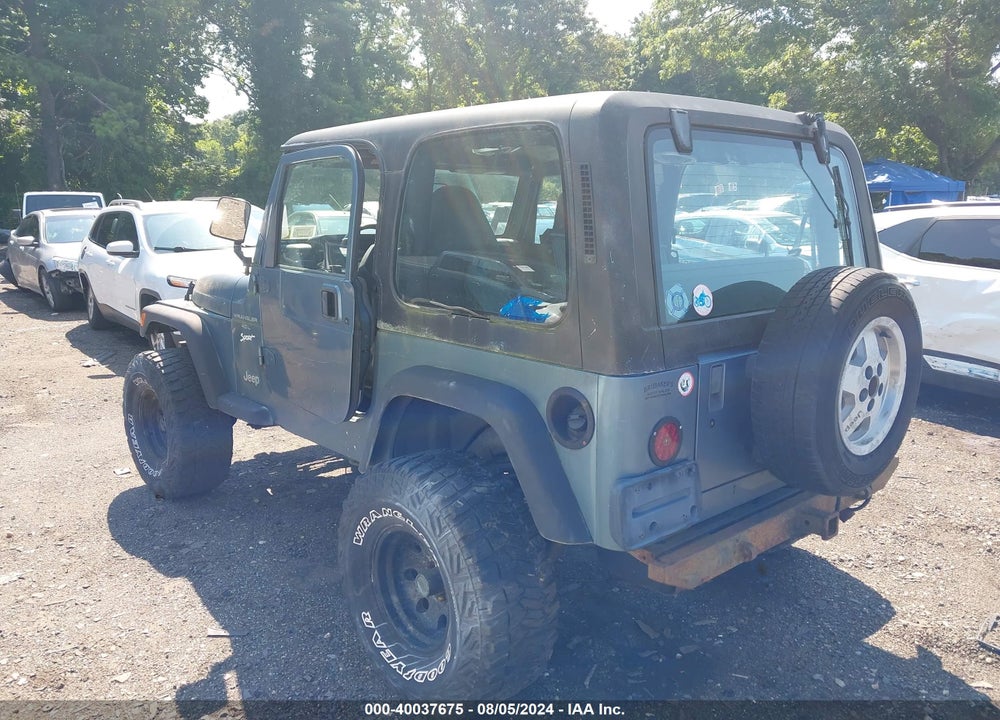 1998 JEEP WRANGLER SPORT VIN: 1J4FY19S8WP752892