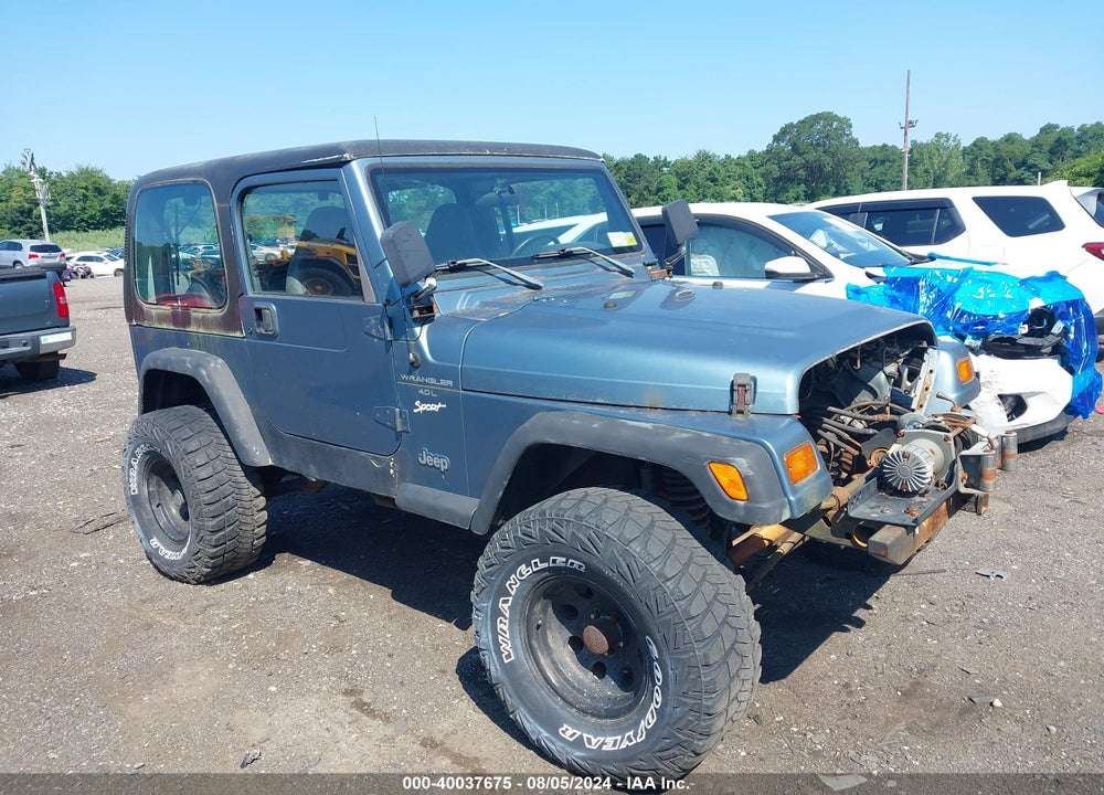 1998 JEEP WRANGLER SPORT VIN: 1J4FY19S8WP752892