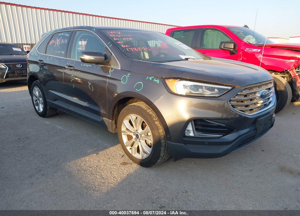 2020 FORD EDGE TITANIUM VIN: 2FMPK3K91LBA55870