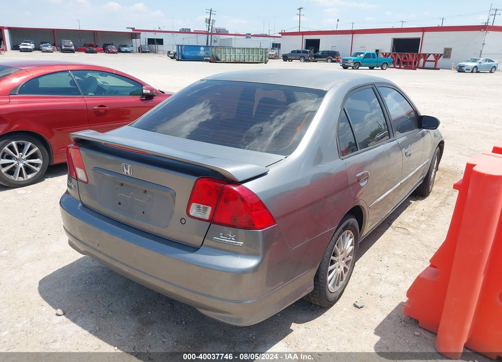 2005 HONDA CIVIC LX VIN: 2HGES16525H560079