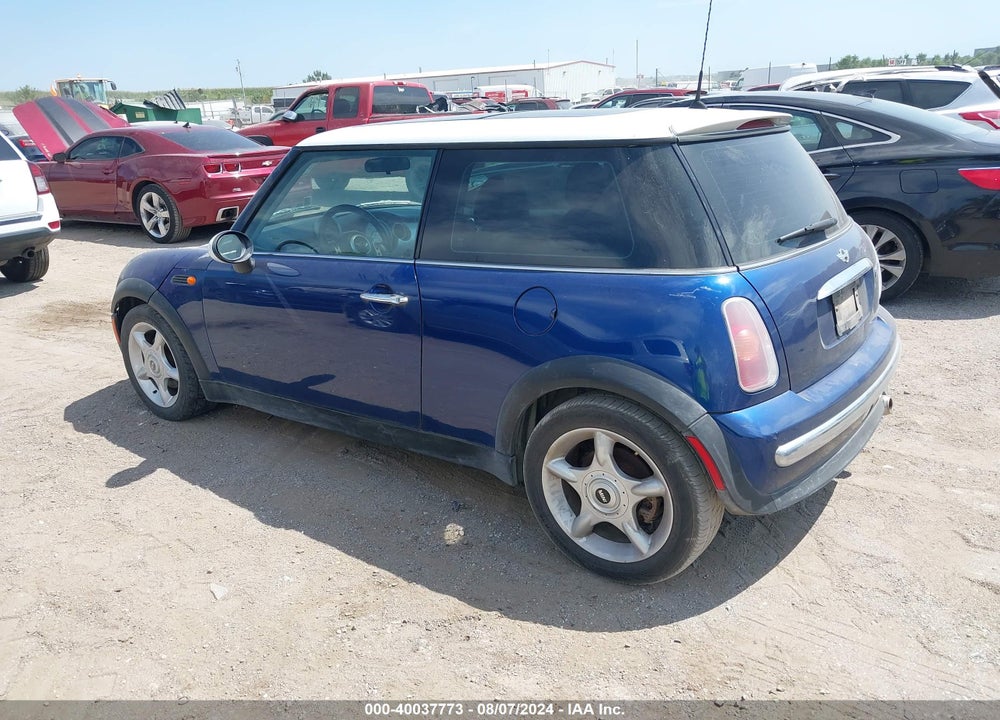 2002 MINI COOPER VIN: WMWRC33482TE11209