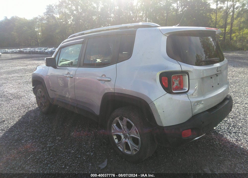 2016 JEEP RENEGADE LIMITED VIN: ZACCJBDT3GPC80205