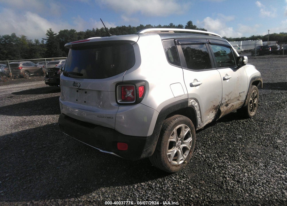 2016 JEEP RENEGADE LIMITED VIN: ZACCJBDT3GPC80205