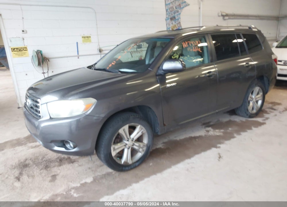 2008 TOYOTA HIGHLANDER SPORT VIN: JTEES43A782041751