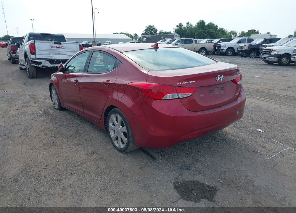 2011 HYUNDAI ELANTRA LIMITED (ULSAN PLANT) VIN: KMHDH4AE9BU135853