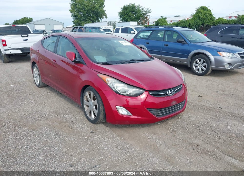 2011 HYUNDAI ELANTRA LIMITED (ULSAN PLANT) VIN: KMHDH4AE9BU135853