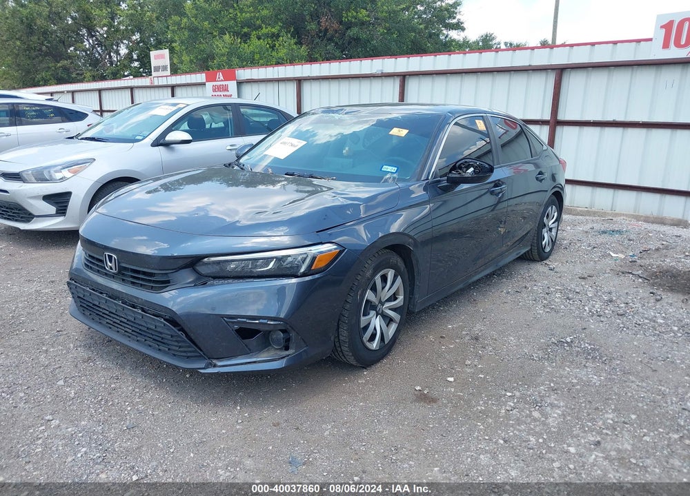 2022 HONDA CIVIC LX VIN: 2HGFE2F27NH518661