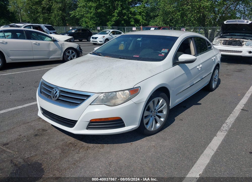 2012 VOLKSWAGEN CC SPORT VIN: WVWMN7AN6CE503349