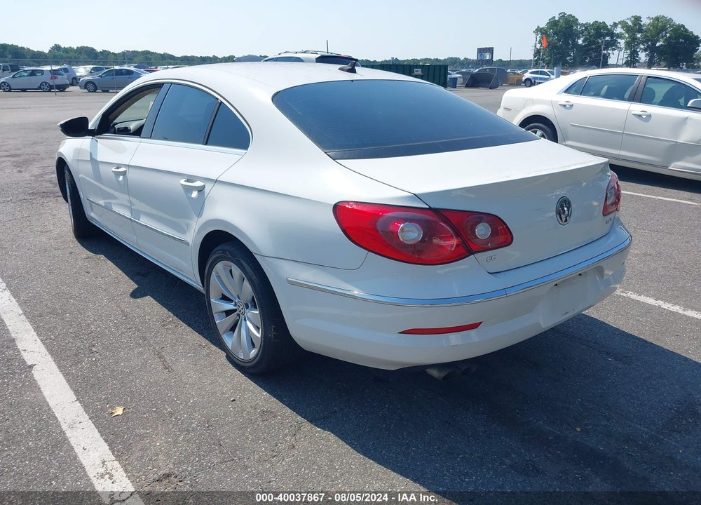 2012 VOLKSWAGEN CC SPORT VIN: WVWMN7AN6CE503349