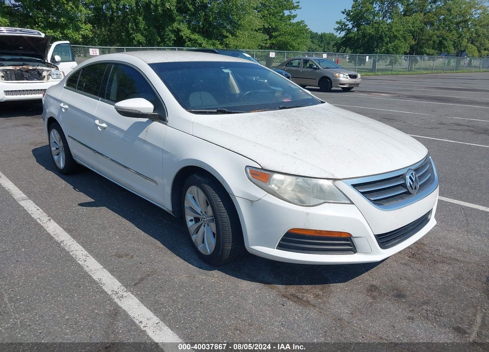 2012 VOLKSWAGEN CC SPORT VIN: WVWMN7AN6CE503349