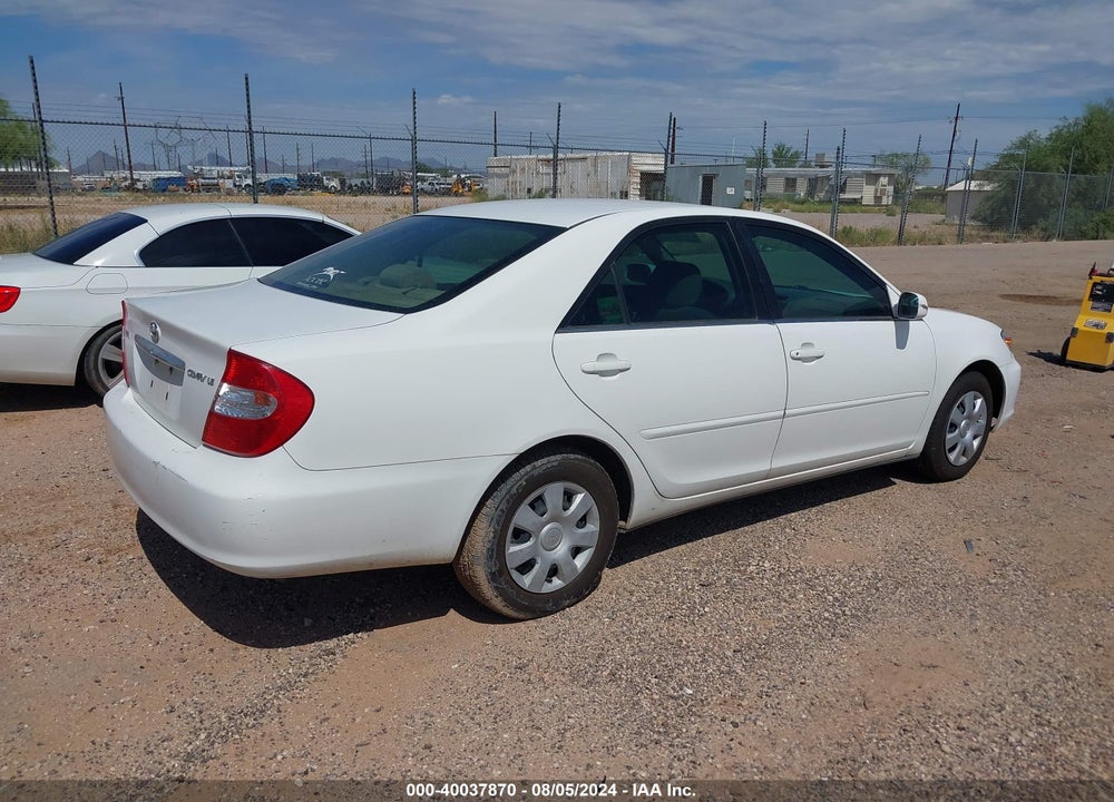 2003 TOYOTA CAMRY LE VIN: 4T1BE32K83U198040