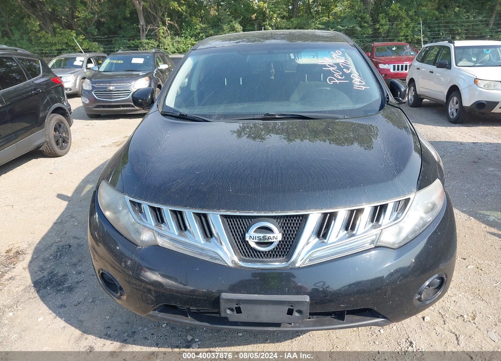 2010 NISSAN MURANO S VIN: JN8AZ1MW0AW126487