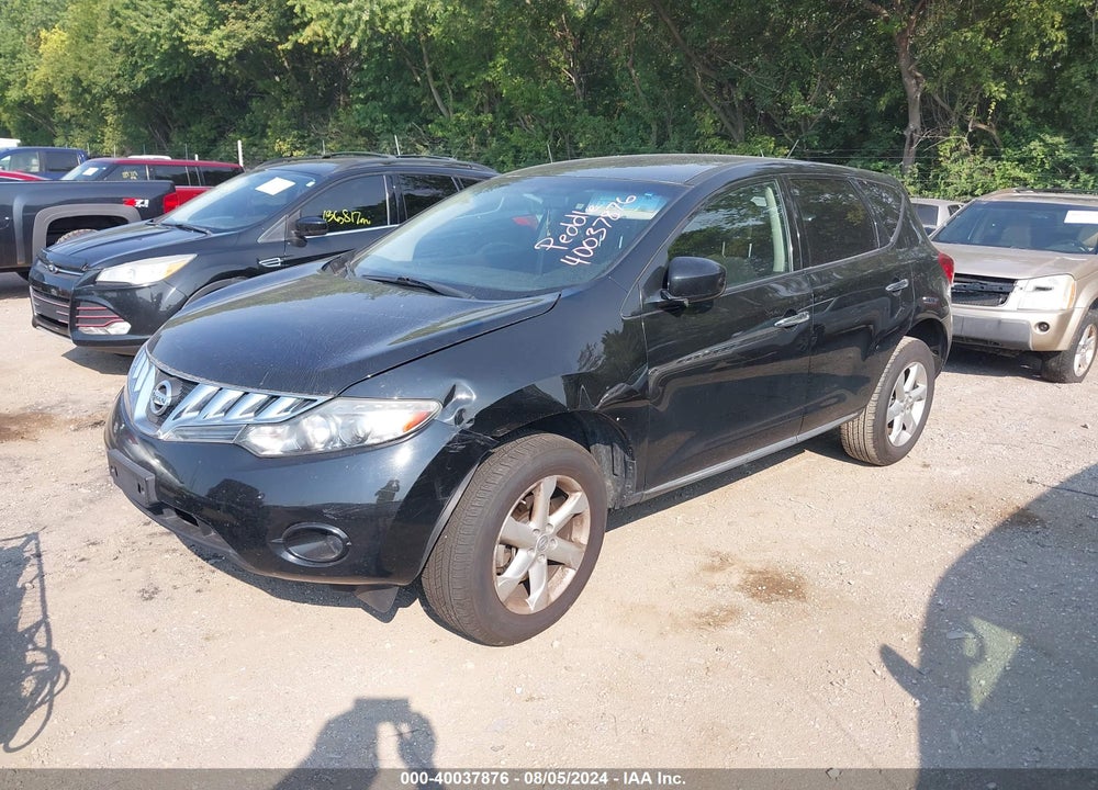 2010 NISSAN MURANO S VIN: JN8AZ1MW0AW126487