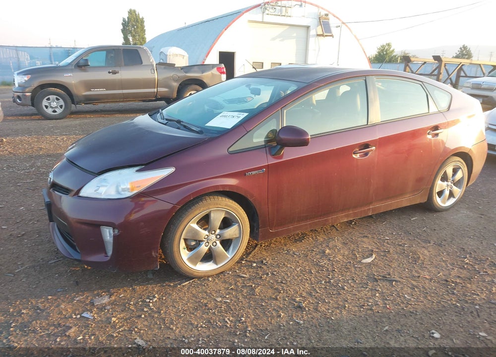 2013 TOYOTA PRIUS THREE SE VIN: JTDKN3DU8D5590076