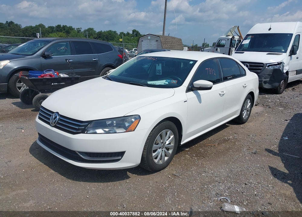 2014 VOLKSWAGEN PASSAT 1.8T WOLFSBURG EDITION VIN: 1VWAT7A37EC107062
