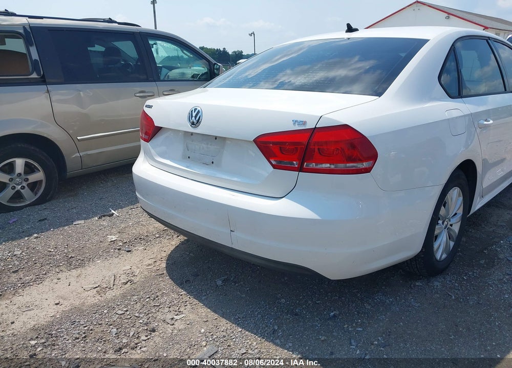 2014 VOLKSWAGEN PASSAT 1.8T WOLFSBURG EDITION VIN: 1VWAT7A37EC107062
