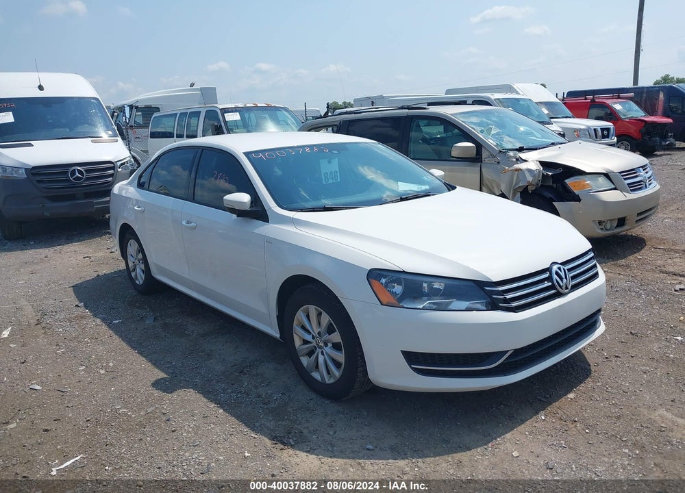 2014 VOLKSWAGEN PASSAT 1.8T WOLFSBURG EDITION VIN: 1VWAT7A37EC107062
