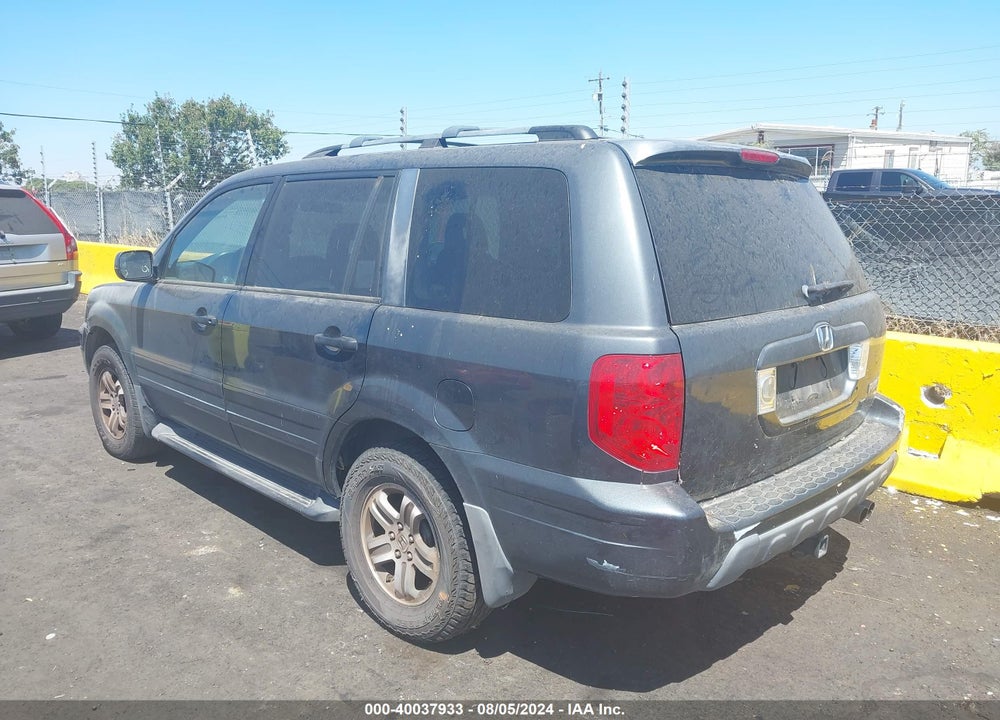 2004 HONDA PILOT EX-L VIN: 2HKYF18554H517729
