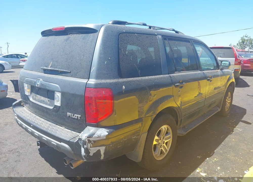 2004 HONDA PILOT EX-L VIN: 2HKYF18554H517729