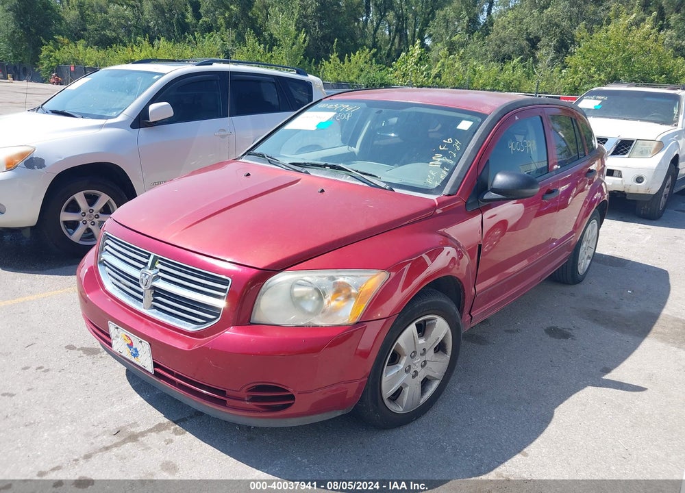 2007 DODGE CALIBER SXT VIN: 1B3HB48B17D543808