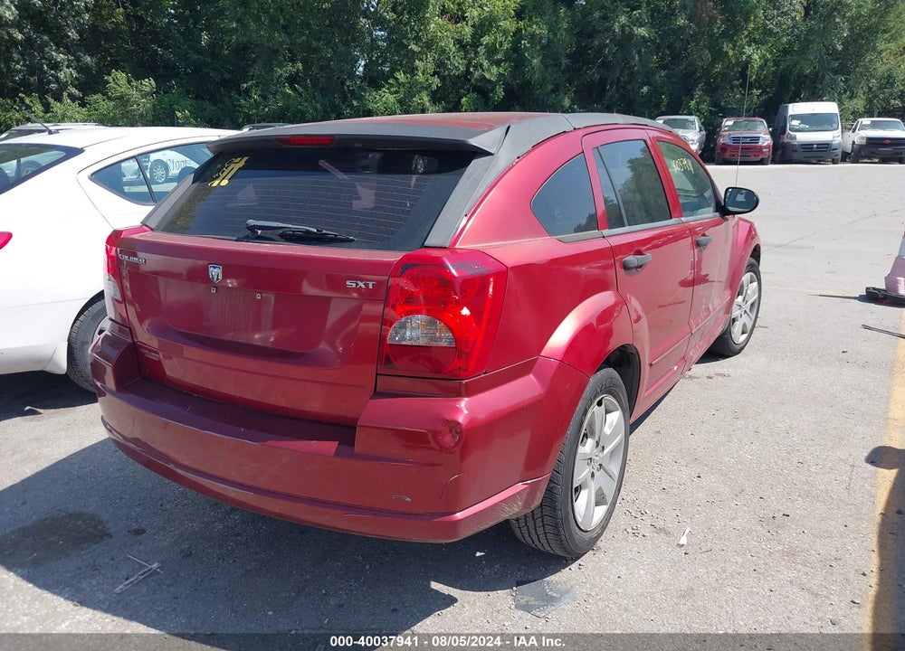 2007 DODGE CALIBER SXT VIN: 1B3HB48B17D543808