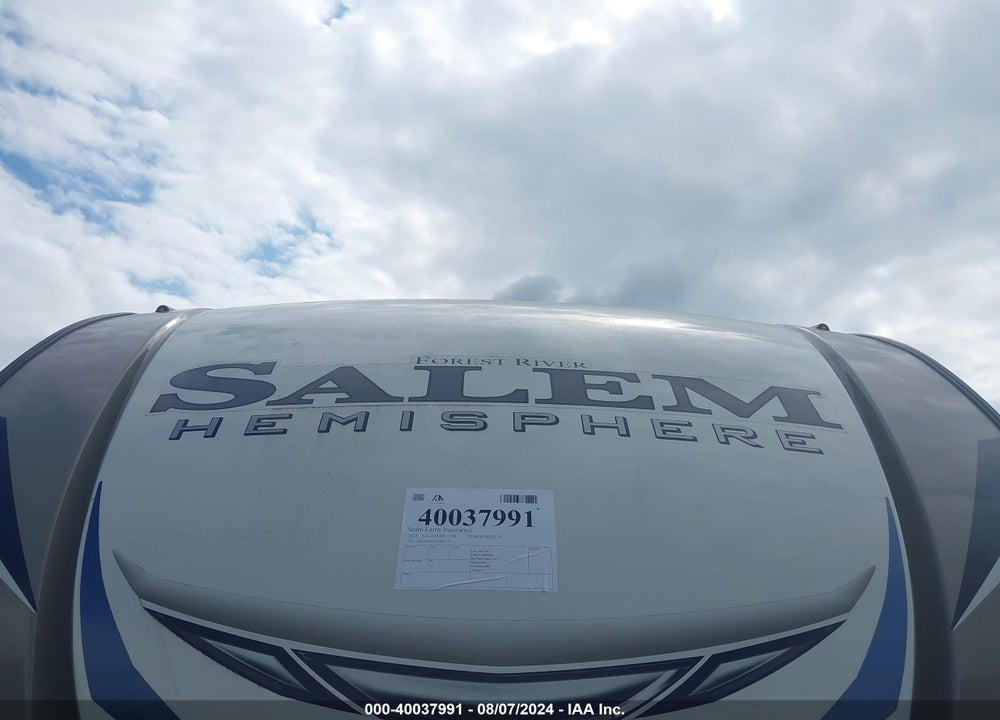 2022 SALEM BY FOREST RIVE HEMISPHERE HL SERIES VIN: 4X4TSBU23NU089779