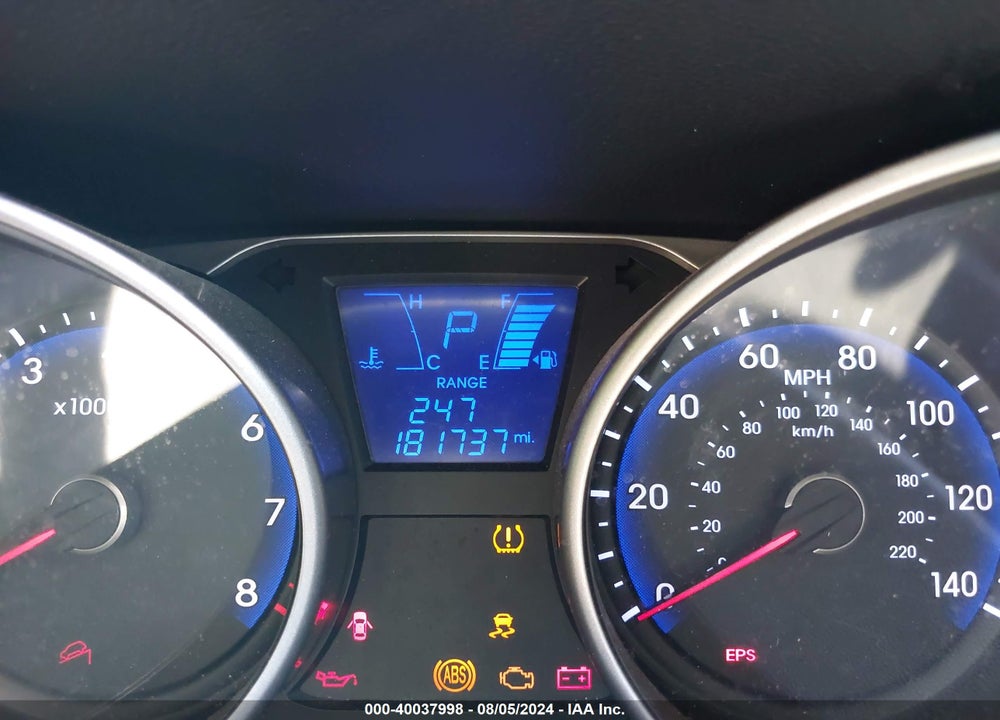 2012 HYUNDAI TUCSON GLS VIN: KM8JU3AC3CU392435