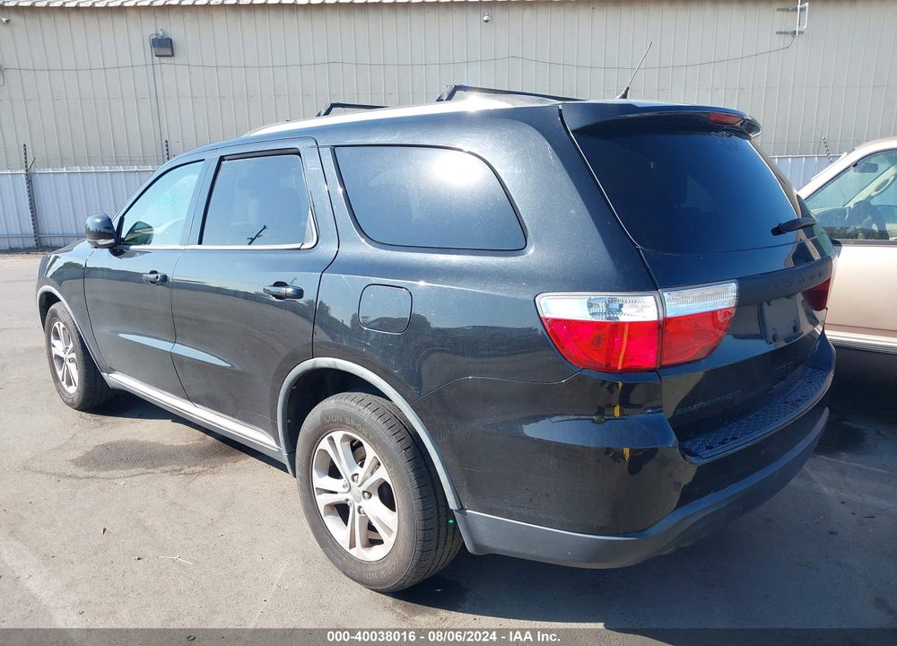 2011 DODGE DURANGO CREW VIN: 1D4RD4GG3BC626801