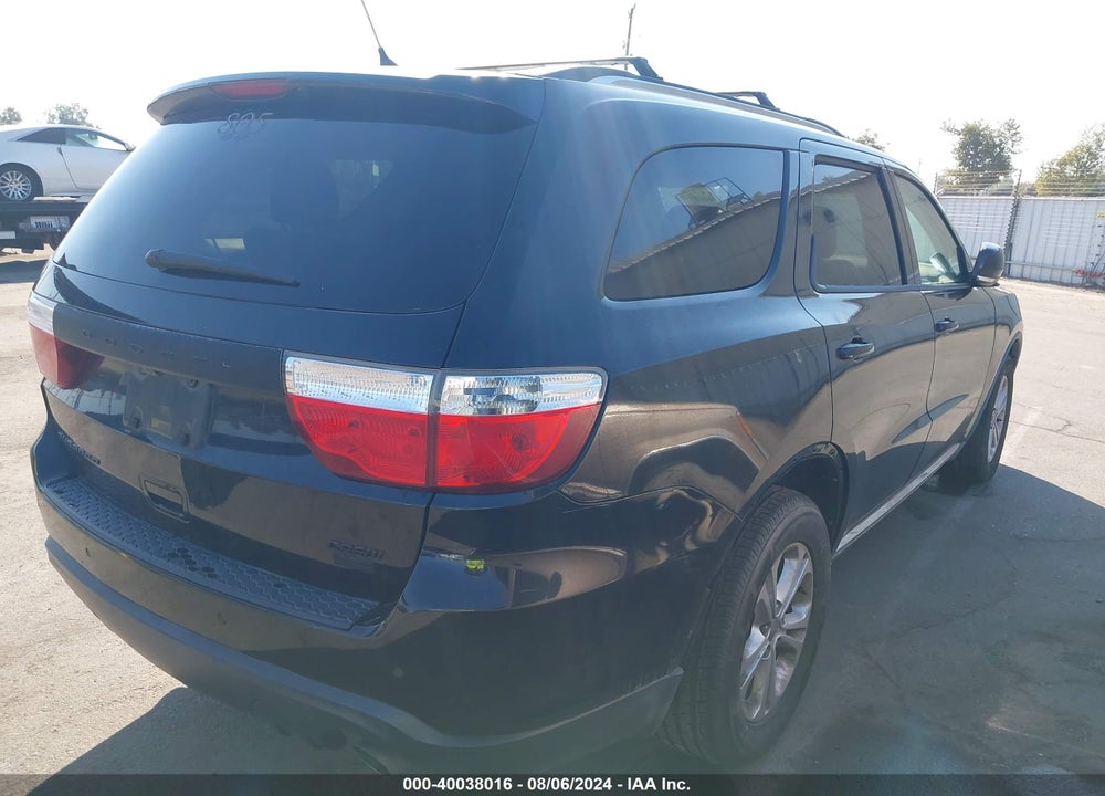 2011 DODGE DURANGO CREW VIN: 1D4RD4GG3BC626801